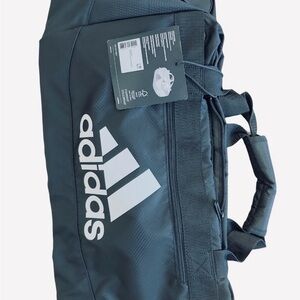 Adidas Black Sports Duffel Bag